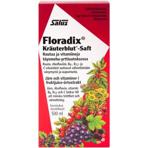 Salus Blutsaft Floradix Iron and Vitamins in Concentrated Juice-Herb Extract 500ml