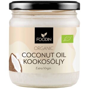 Foodin Virgin Coconut Oil, Cold-Pressed, Organic, 400ml