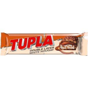 Tupla Double Layer White Nougat Chocolate Bar 48g