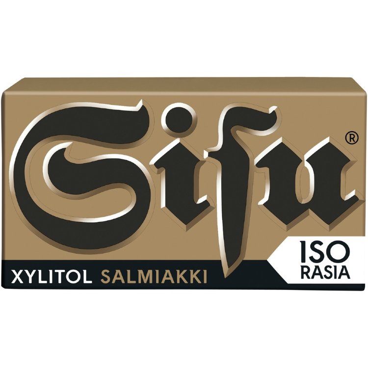 Sisu Xylitol Salmiakki Pastilles 70g