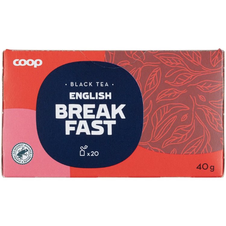 Coop English Breakfast Tea 40 g 20 Bags