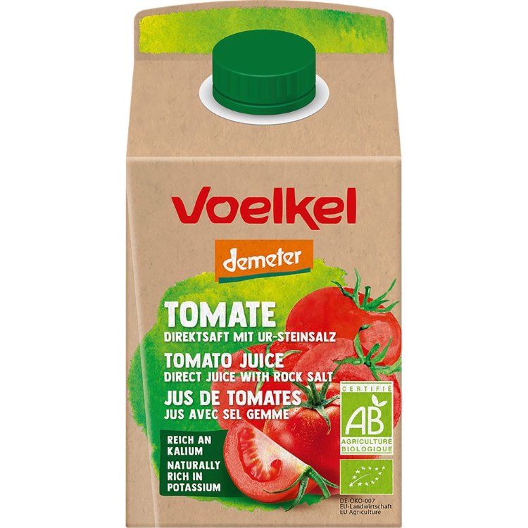 Voelkel Organic Tomato Juice with Rose Salt demeter 0.5l