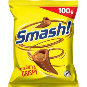 Smash! Milk Chocolate Corn Snacks 100g