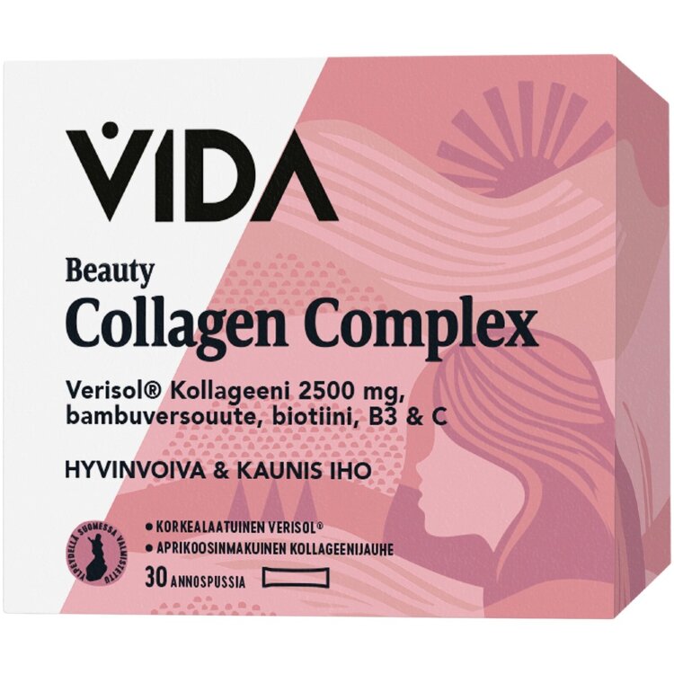 Vida Beauty Collagen Complex Collagen Drink Powder 30 Serving Sachets