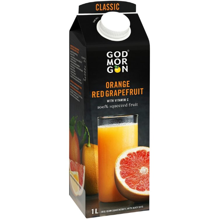 God Morgon Classic Orange-Blood Grapefruit 100% Juice 1 L