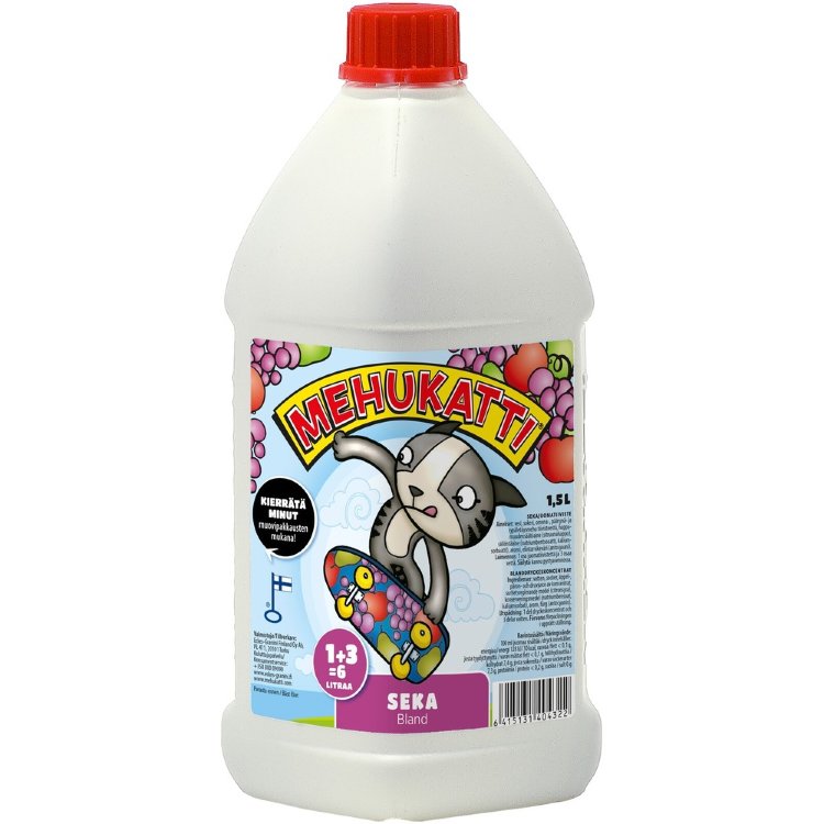 Mehukatti Mixed Juice Drink Concentrate 1+3 1.5 L