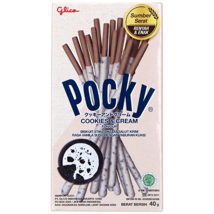 Pocky Biscuit Stick Cookies and Cream 40g