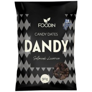 Foodin Dandy Candy Dates Salmiak Liquorice 90g
