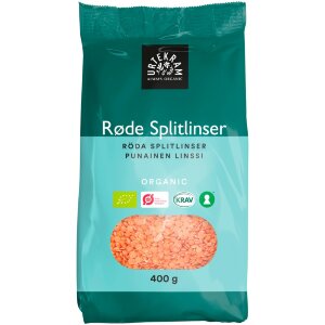 URTEKRAM Organic Red Lentils 400g