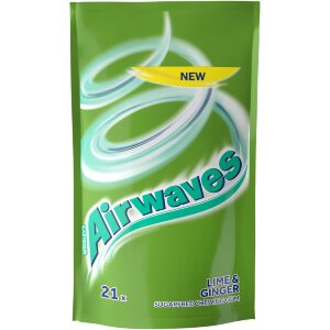 Airwaves Lime & Ginger Chewing Gum 29g