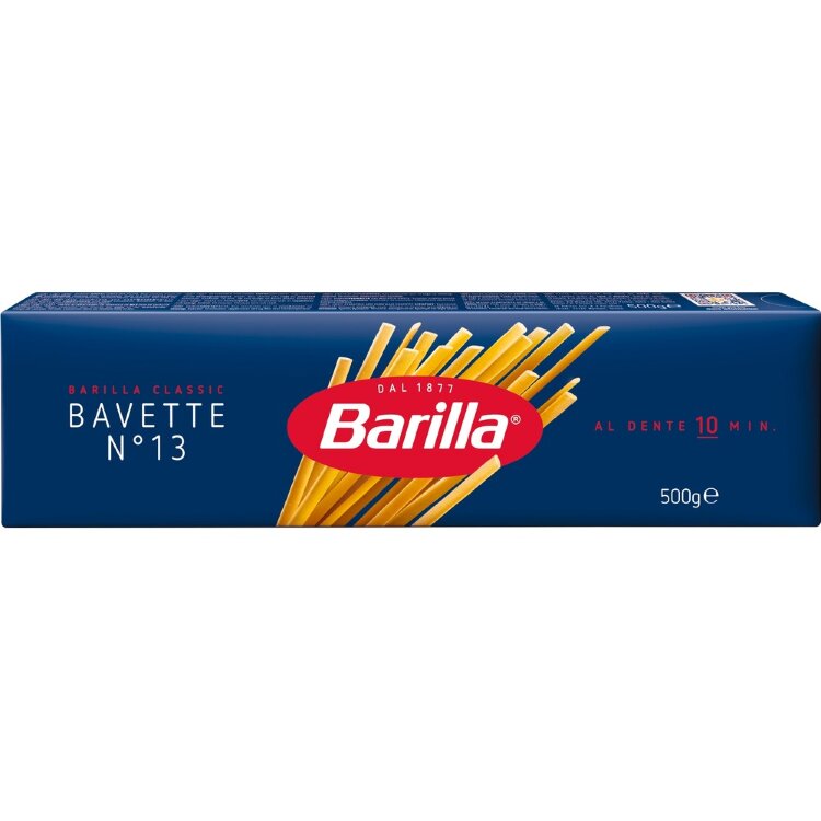Barilla Bavette n.13 Pasta Made From Durum Wheat 500g