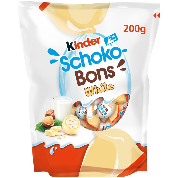 Kinder Schoko-Bons White Mini Chocolate Eggs 200g