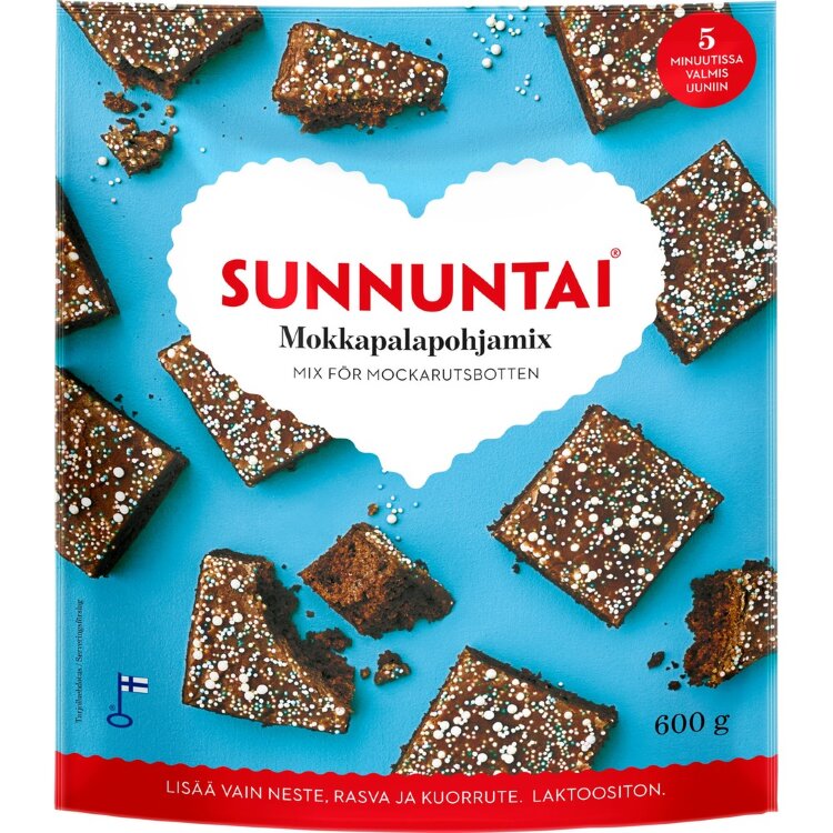 Sunnuntai 600g chocolate cake base mix