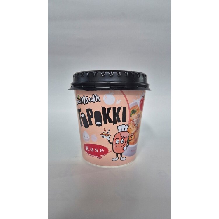 SamSam Topokki Rose Korean Rice Cake In Tomato-Flavored Sauce 120g
