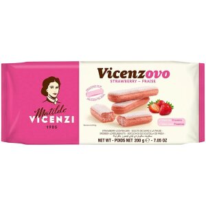 Matilde Vicenzi Savoiardi Biscuit Strawberry 200g