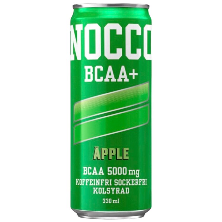 NOCCO BCAA+ Apple Carbonated Energy Drink 330ml