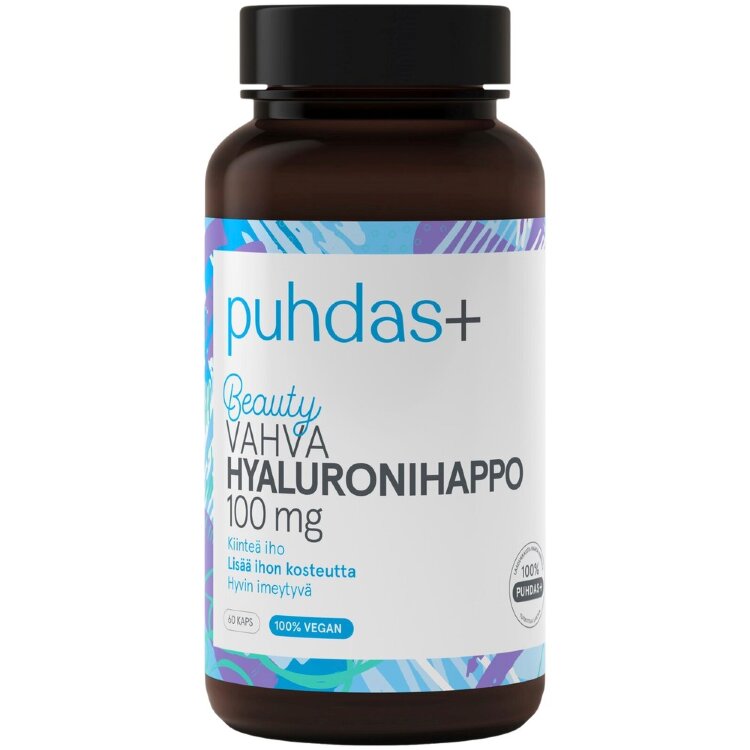 Puhdas+ Strong Hyaluronic Acid 100mg 60 Capsules