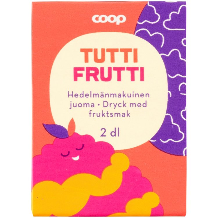 Coop Tuttifrutti Fruit Flavored Drink 2dl