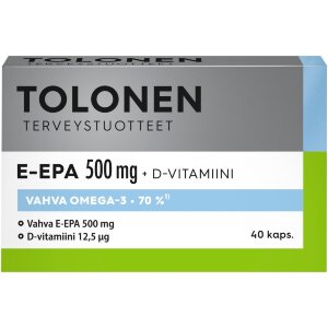 Tolonen E-EPA Fish Oil Capsule 500mg 40caps
