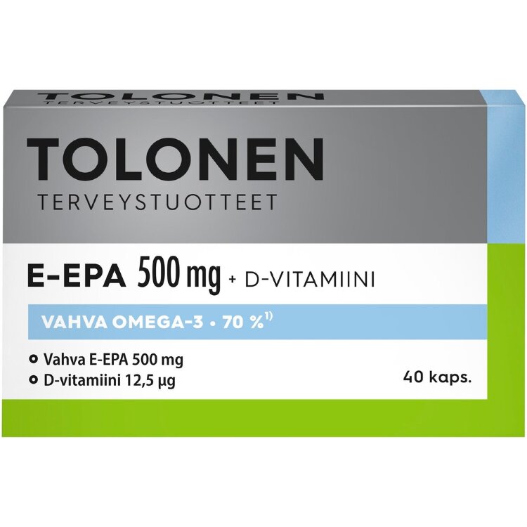 Tolonen E-EPA Fish Oil Capsule 500mg 40caps