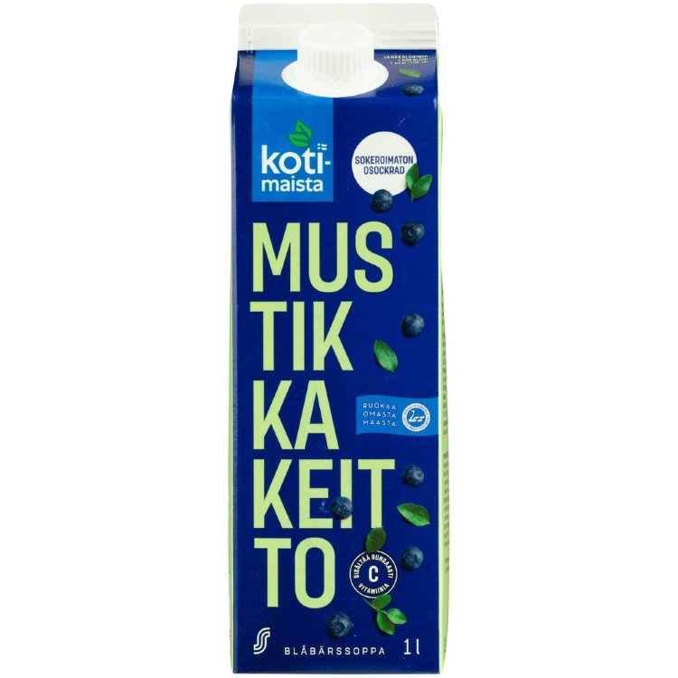 Domestic Unsweetened Blueberry Soup 1l