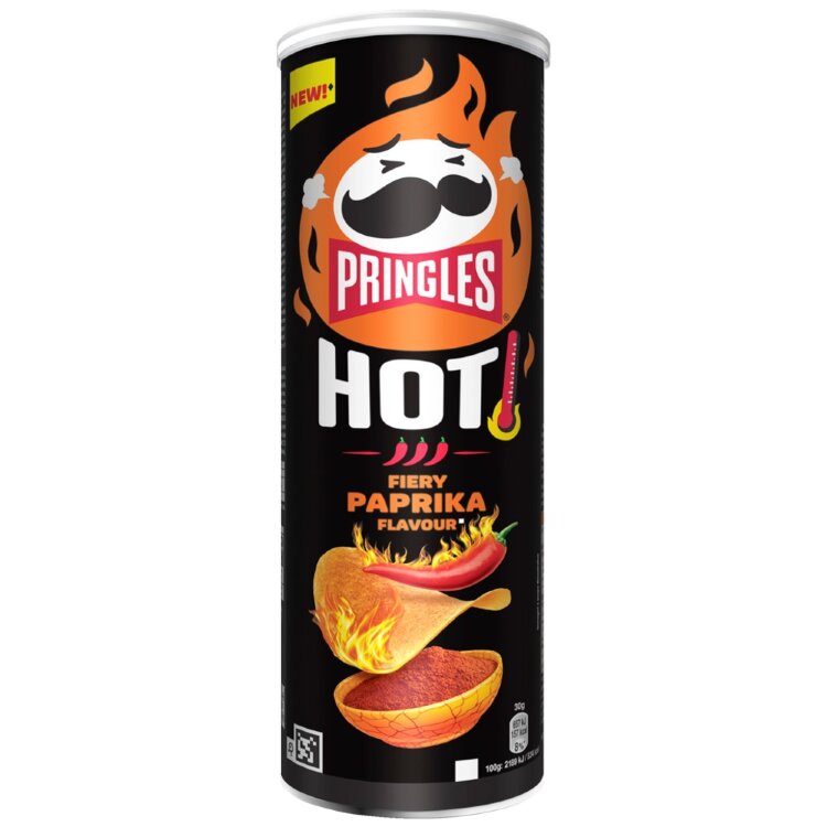 PRINGLES HOT FIERY PAPRIKA 160g