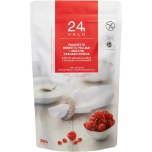 VALO24h Roasted Crushed Flax + Raspberry-Pomegranate 300g