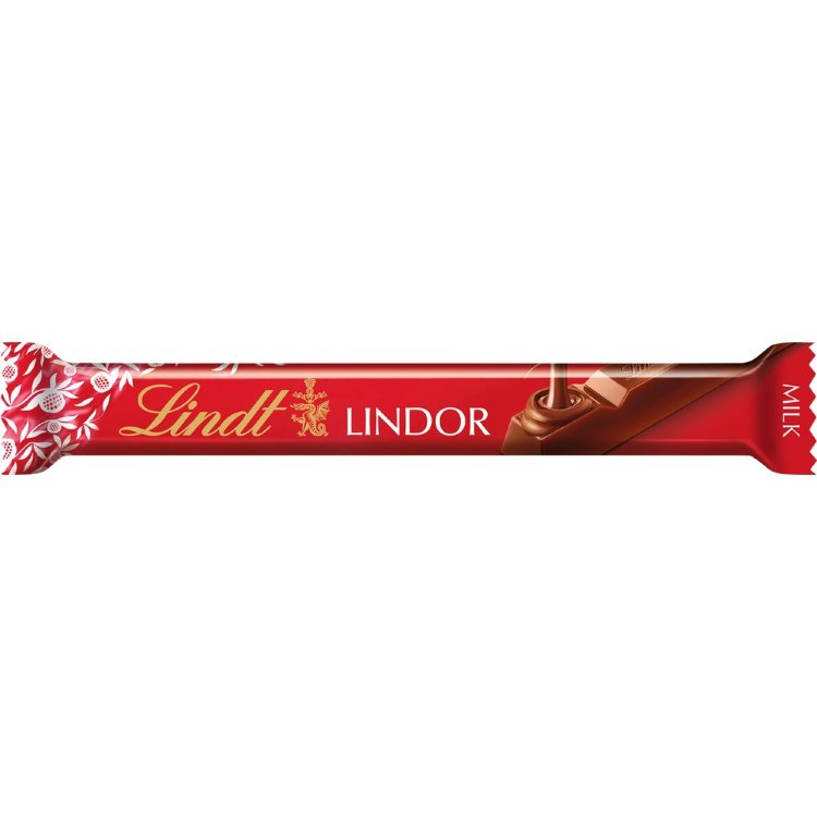 Lindt Lindor Milk Filled Milk Chocolate Bar 38g