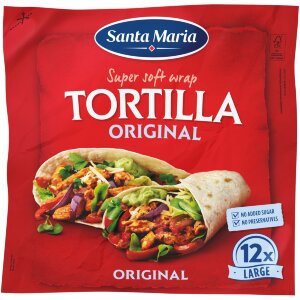 Santa Maria Tortilla Original Large Wheat Tortilla 12 pcs, 742 g
