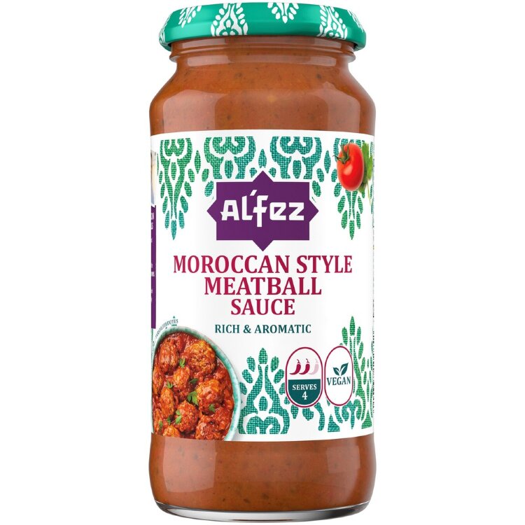 Al'Fez Moroccan Meatball Meal Sauce 450g