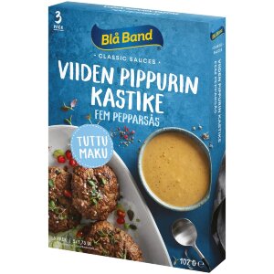Blå Band Lactose-Free Five Pepper Sauce 3x16g