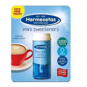 Hermesetas 1200pcs Mini Sweeteners Tabletten for Table Sweetening