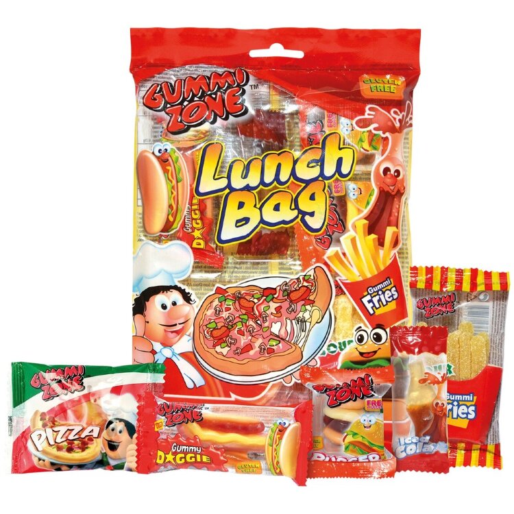 Gummi Zone Lunch Bag Mixed Candies 82g