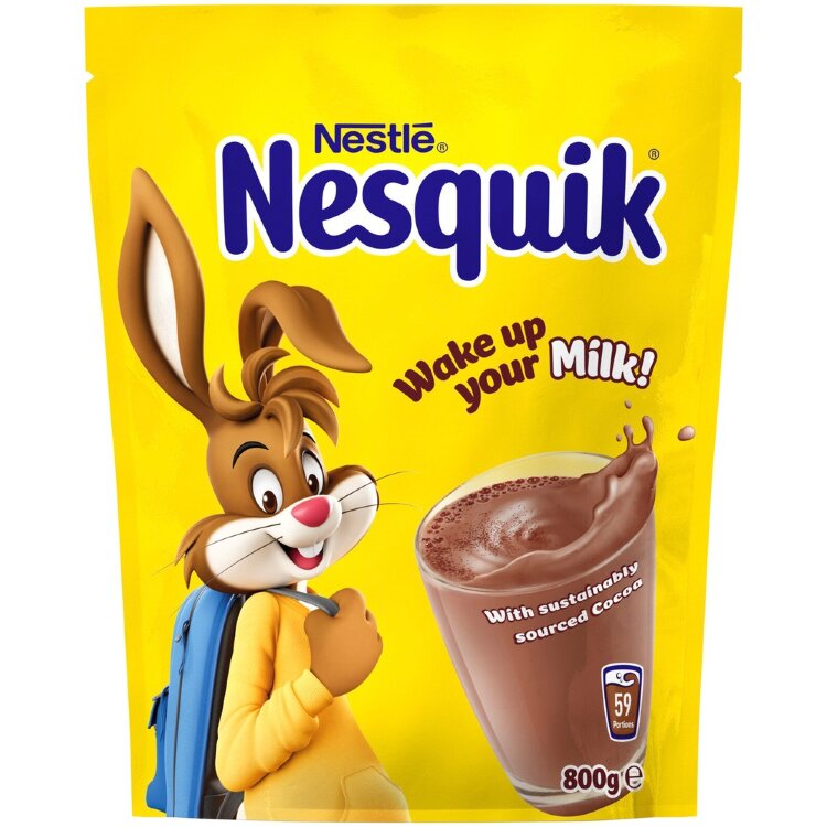 Nesquik 800g Cocoa Drink Powder Refill Pack