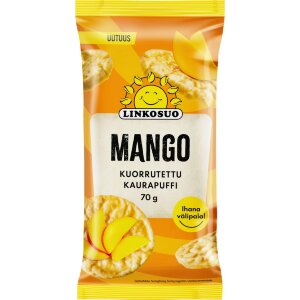 Linkosuo Coated Oat Puff Mango 70g