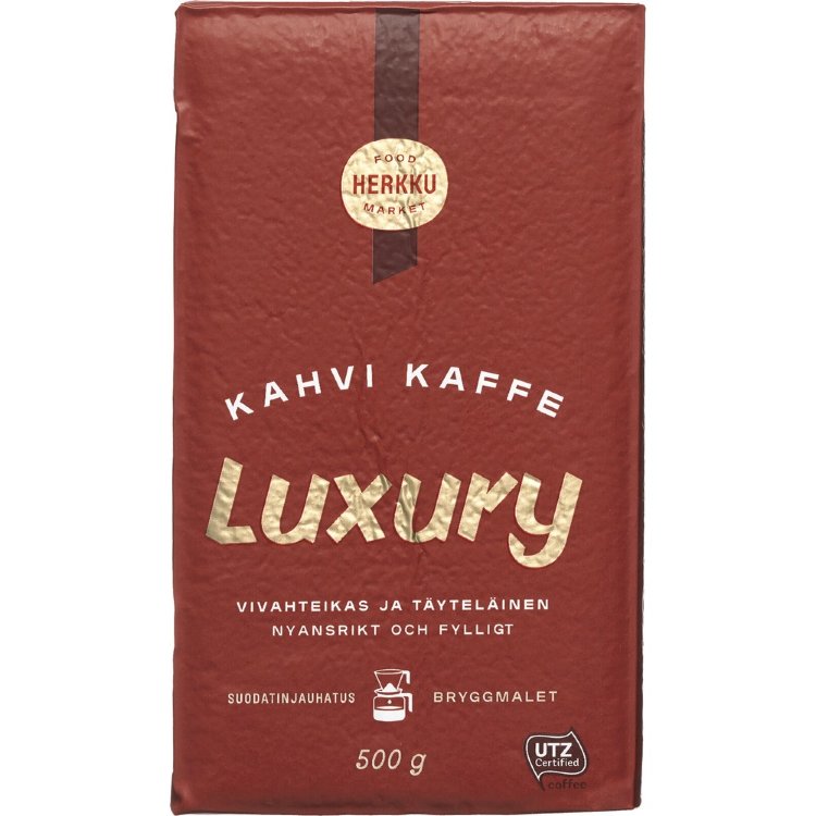 Herkku Luxury 500g Filter Ground Coffee UTZ