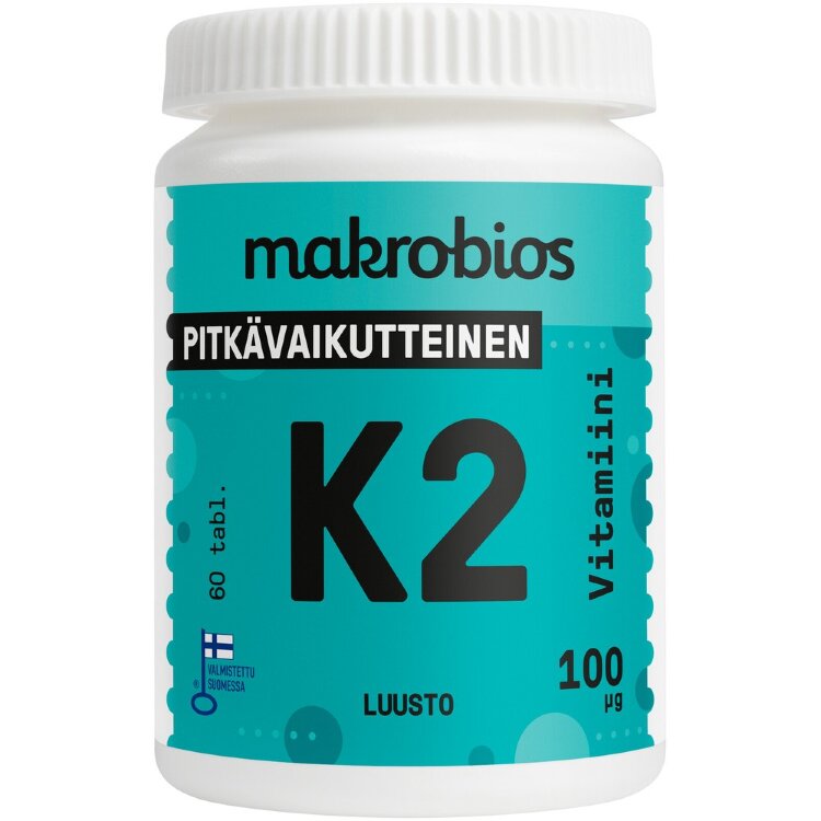 Makrobios K2 Vitamin 60 Tablets 21g