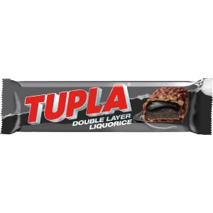Tupla Double Layer Liquorice Chocolate Bar 48g