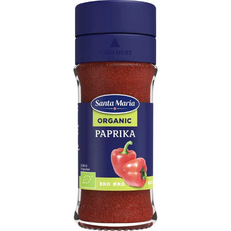 Santa Maria Paprika Organic, Jar 36g