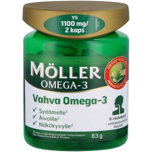 Möller Strong Omega-3 Omega-3 Fatty Acid Capsule Dietary Supplement 90g/70caps