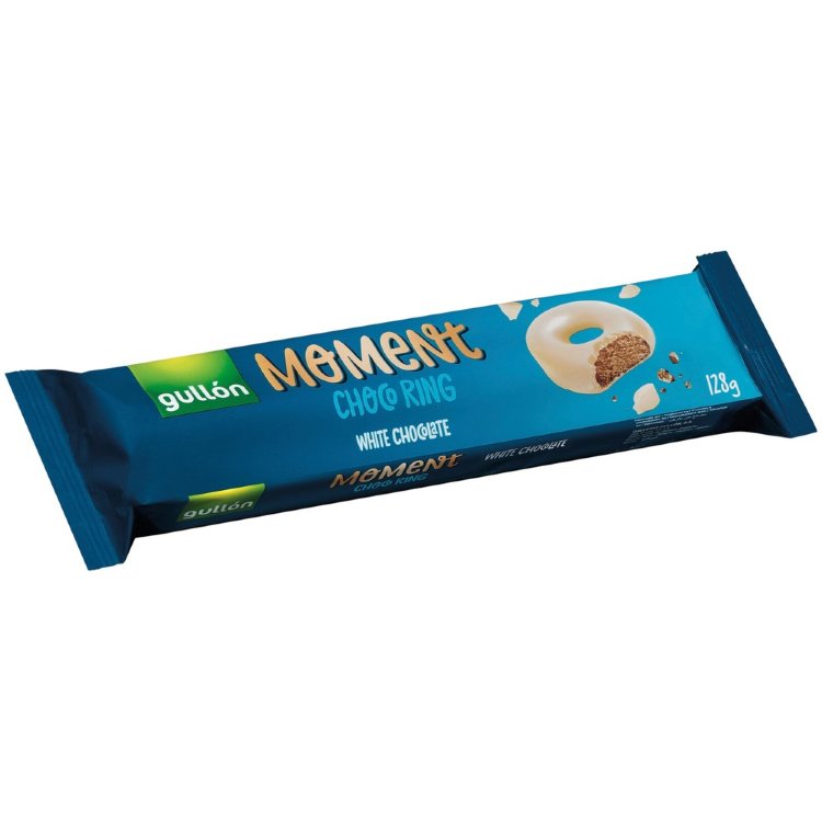 Gullón Moment Choco Ring White Chocolate 128g