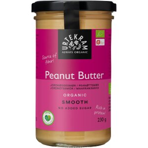 URTEKRAM Organic Peanut Butter Smooth 230g