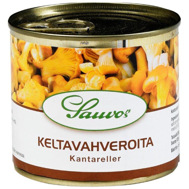 Sauvo 200/120 g In Mild Brine Chanterelles