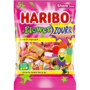 HARIBO Flowerzourr 250g Sour Candy Bag