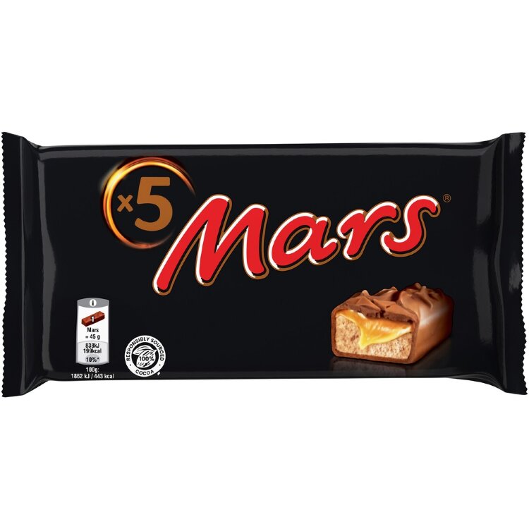 Mars Chocolate Bar Multipack 5x45g