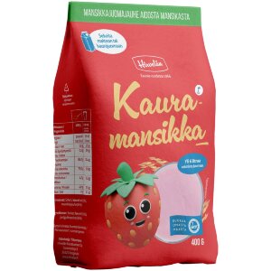 Hirvelä Oat Strawberry 400 g