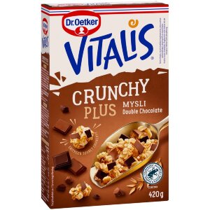 Dr. Oetker Vitalis Crunchy Plus Double Chocolate Muesli 420g