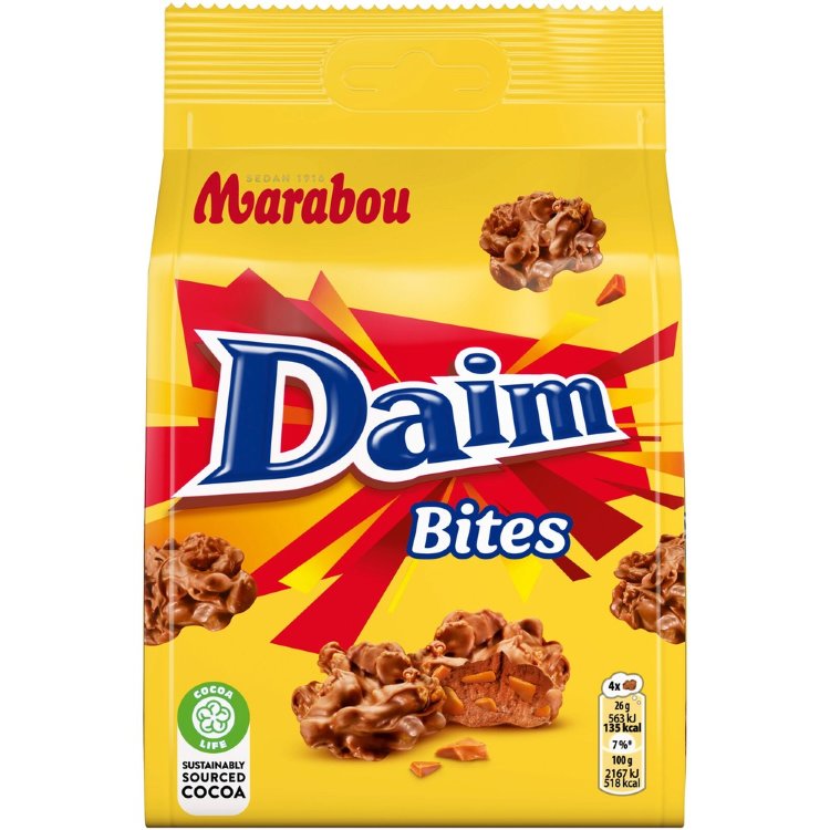 Marabou Daim Bites candy bag 145g