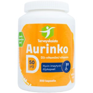 Terveyskaista Sun D 50 µg 300 caps.