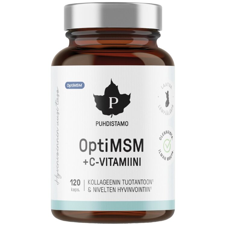 Puhdistamo OptiMSM+C Capsule 120 Capsules